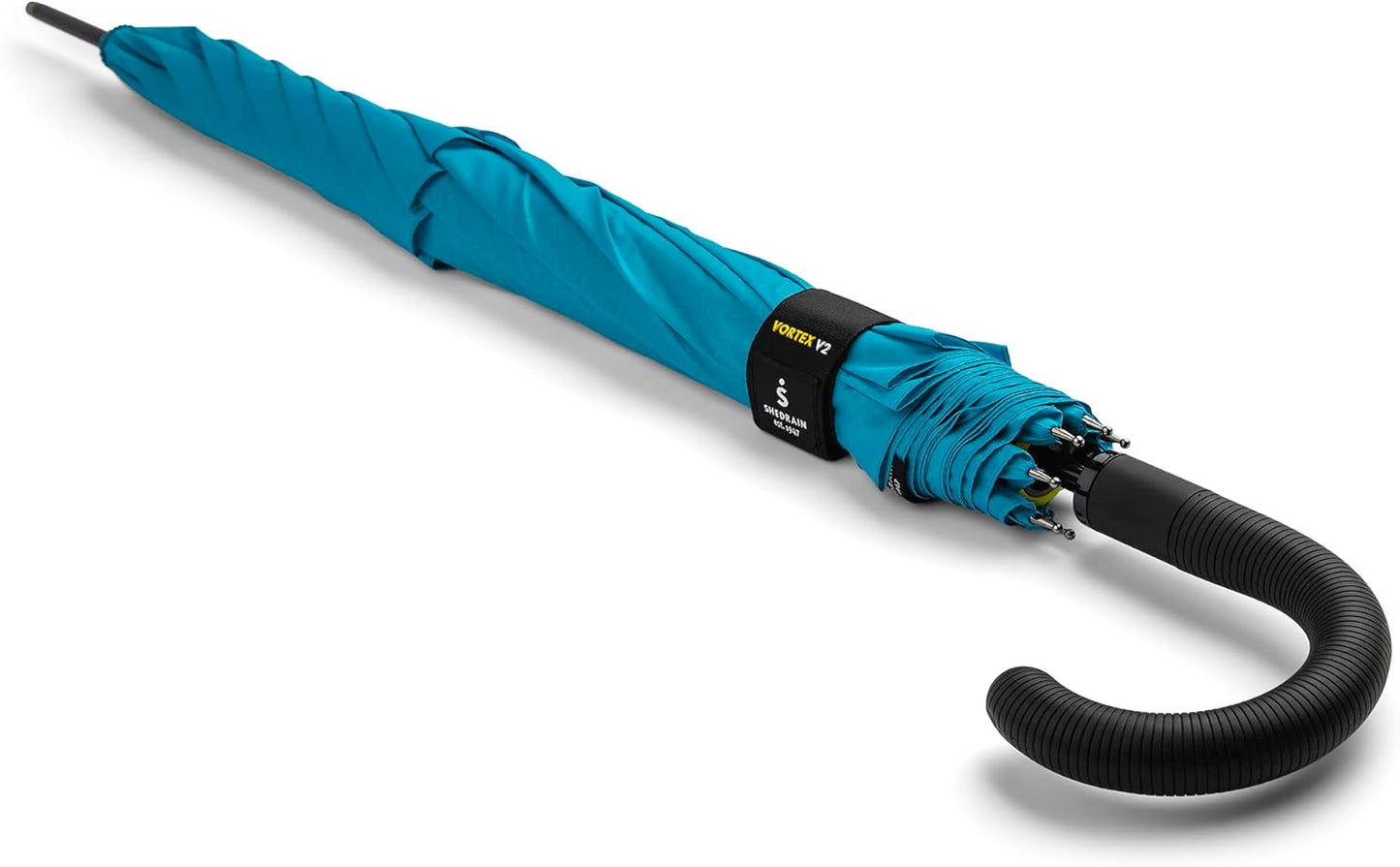 ShedRain Vortex Automatic Stick Windproof Umbrella – Push Button Open & Close - Rain & Windproof Vented Double Canopy – Protect from Rain, Sun & Wind - Wind Tunnel Tested to 75 mph