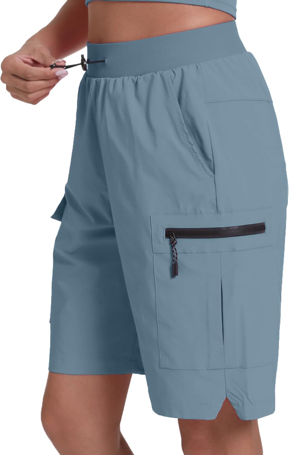 Women's Hiking Cargo Shorts Quick Dry Lightweight Shorts for Travel Athletic