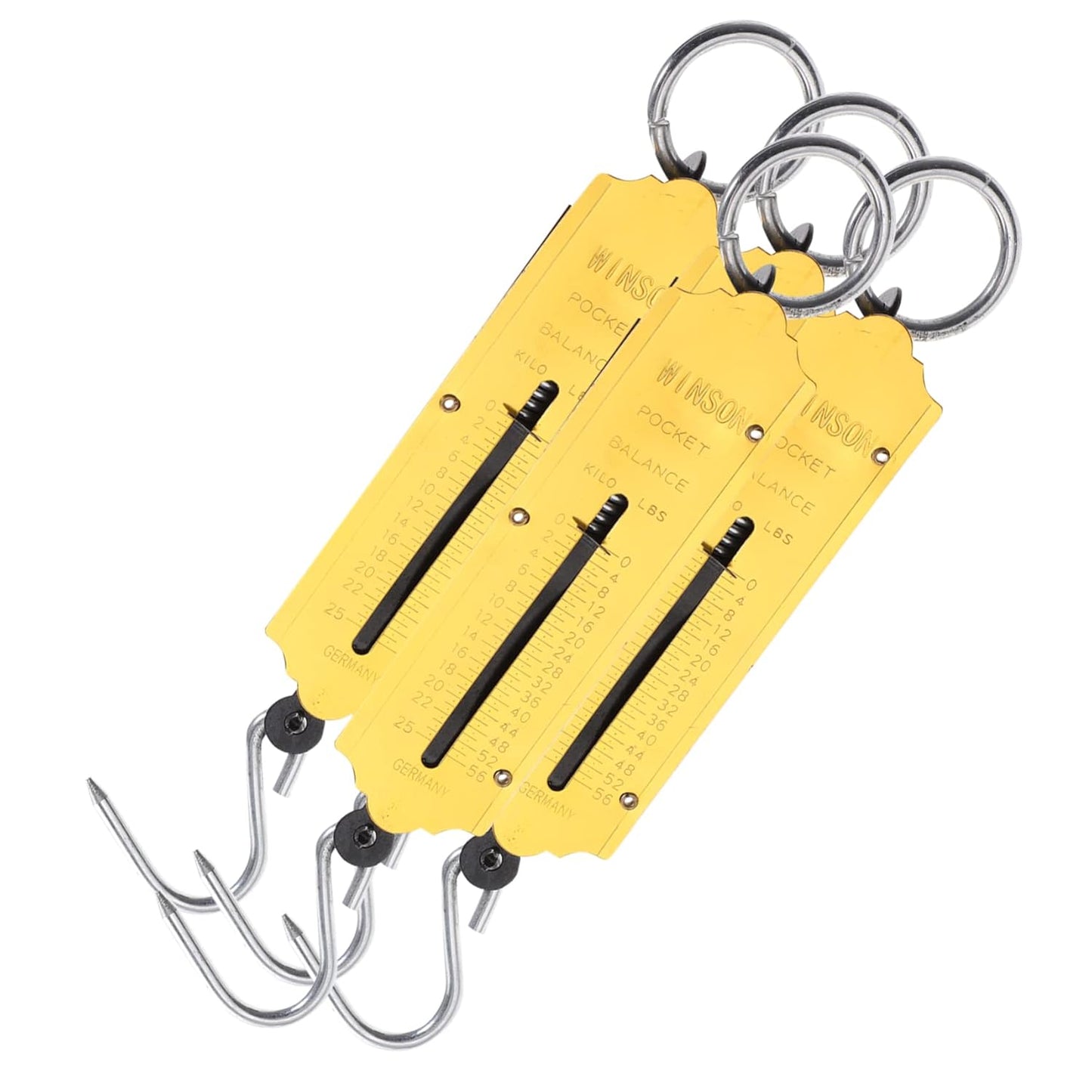 LIFKOME 4pcs Mechanical Scale Portable Dual Display Spring for Home and Travel