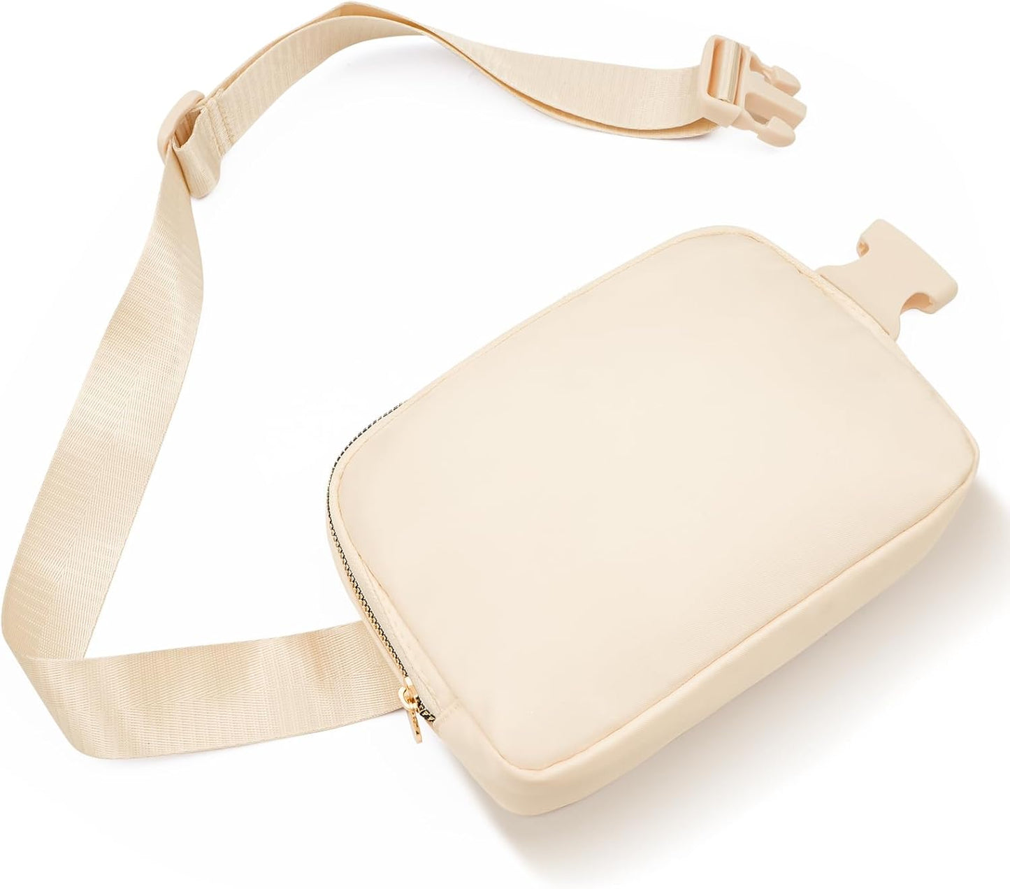 Cross Body Fanny Pack for Women,Fashion Waist Packs Crossbody Bags,Belt Bag with Adjustable Strap - Khaki