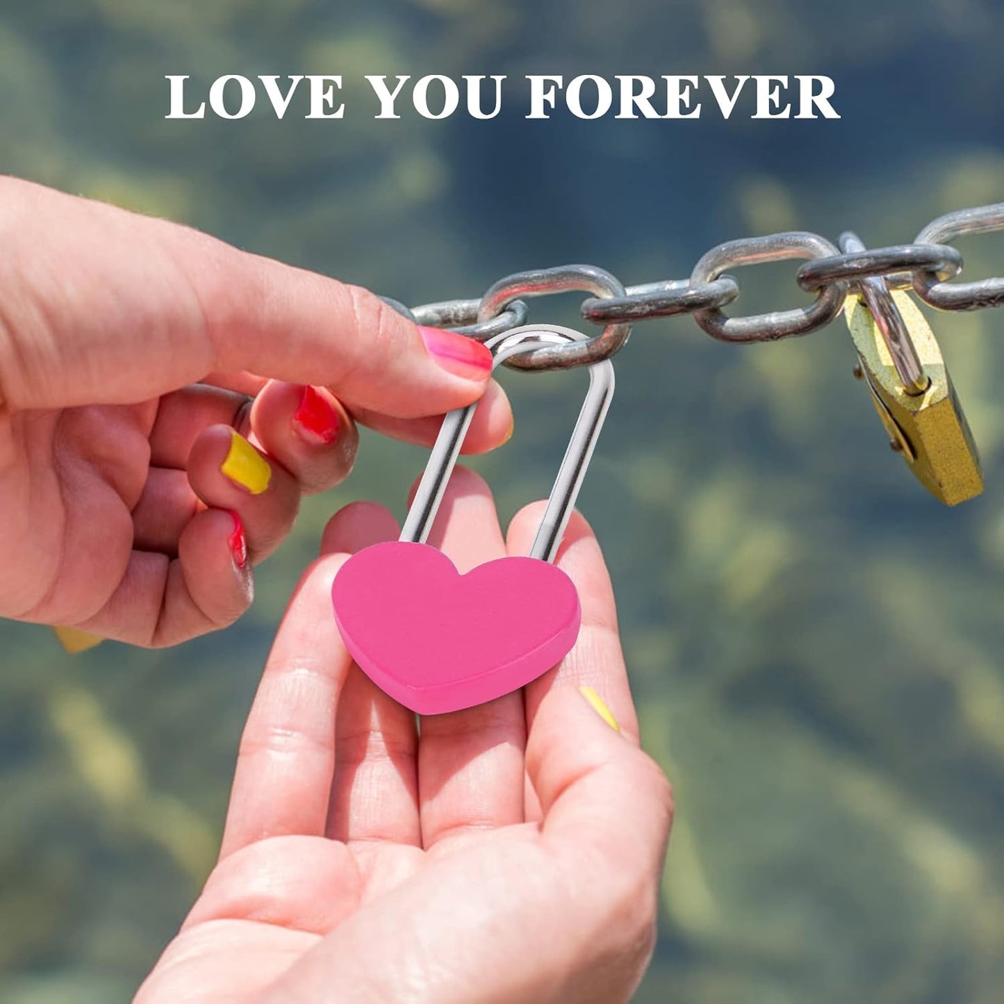 20PCS 3.5" 50mm Love Lock Heart Padlock,Rose Red Single Heart Wish Lock for Lovers Wedding,Valentines,Anniversary,Travel(NO Key)