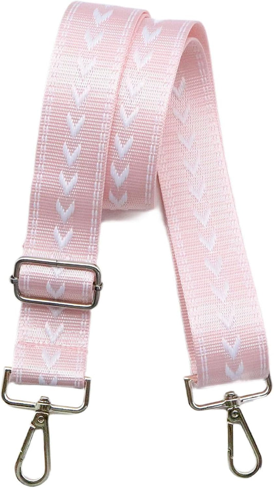 Adjustable Purse Strap - 1.5" Wide Handbags, Camera, Guitar, Phone & Crossbody Bag Replacement Shoulder Straps(Silver Hardware)