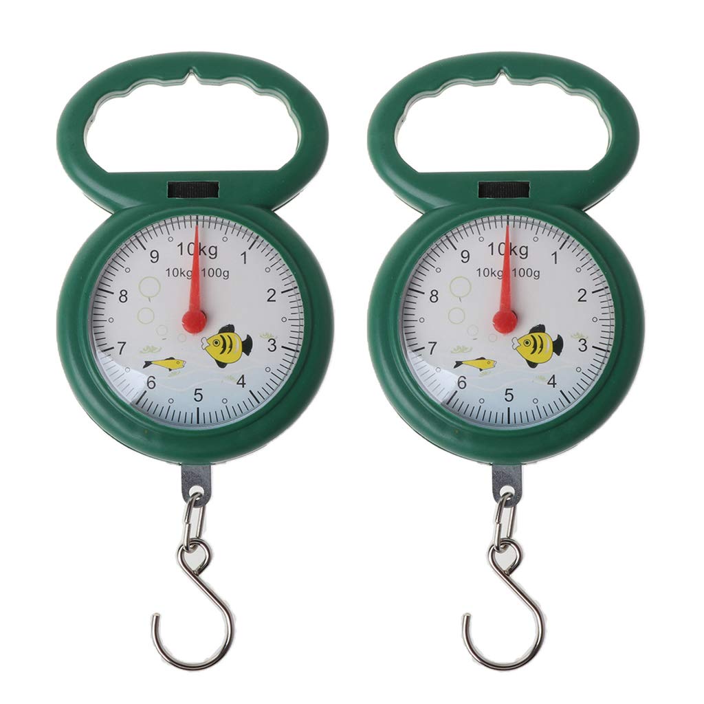 Luggage Scale Portable Fish Scale 10kg Hook Hanging Scales Portable Mini Spring Scale for Fishing Shopping Weighing Balance
