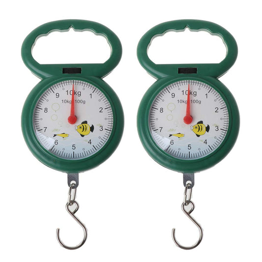 Luggage Scale Portable Fish Scale 10kg Hook Hanging Scales Portable Mini Spring Scale for Fishing Shopping Weighing Balance