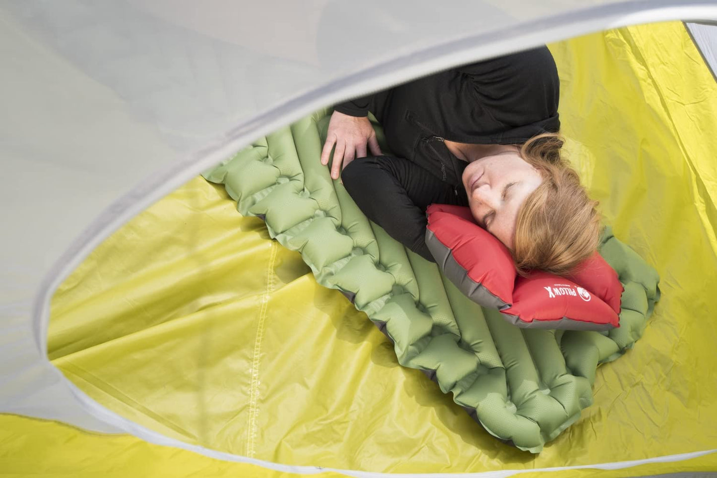 KLYMIT Static V Lightweight Inflatable Sleeping Pad | Comfortable, Lightweight, Easy to Inflate