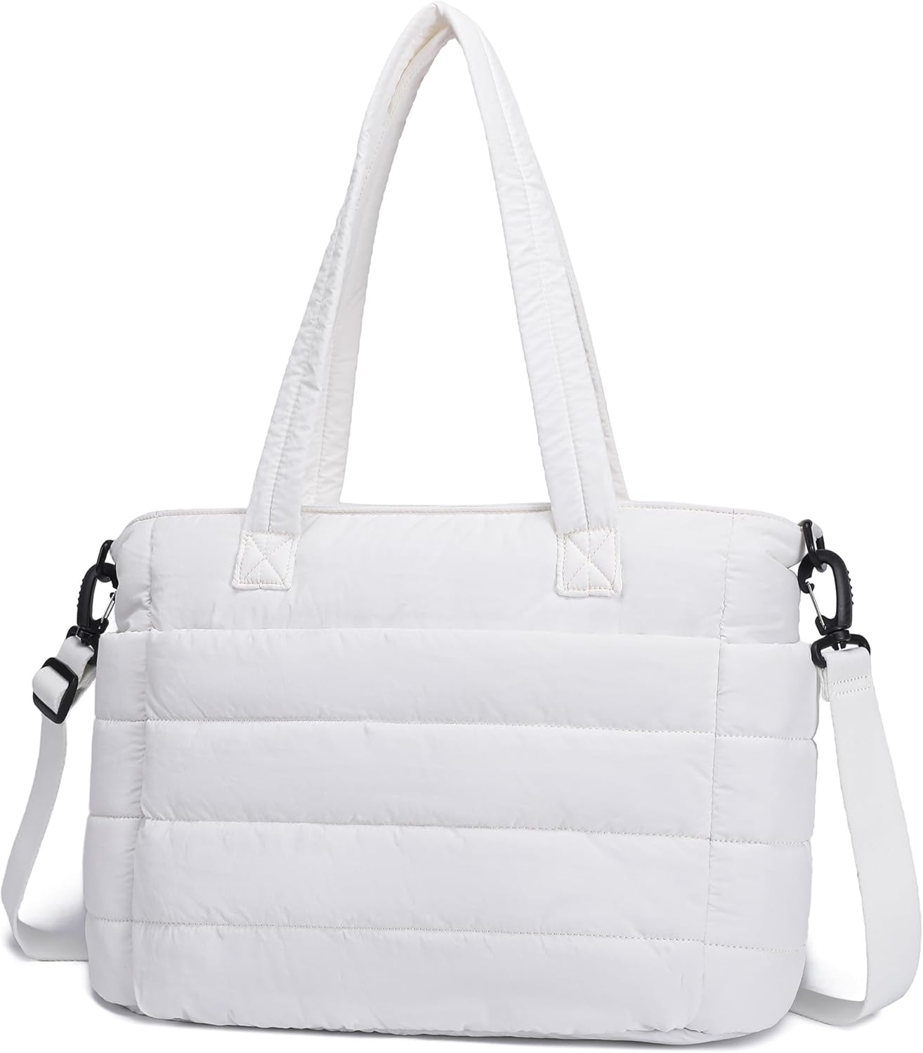 AOCINA Puffy Tote Bag for Women Quilted Work Bag Nurse Bags Women's Handbags for Travel