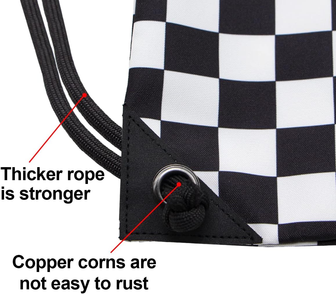 HOLYLUCK Drawstring Backpack Bag Sport Gym Sackpack