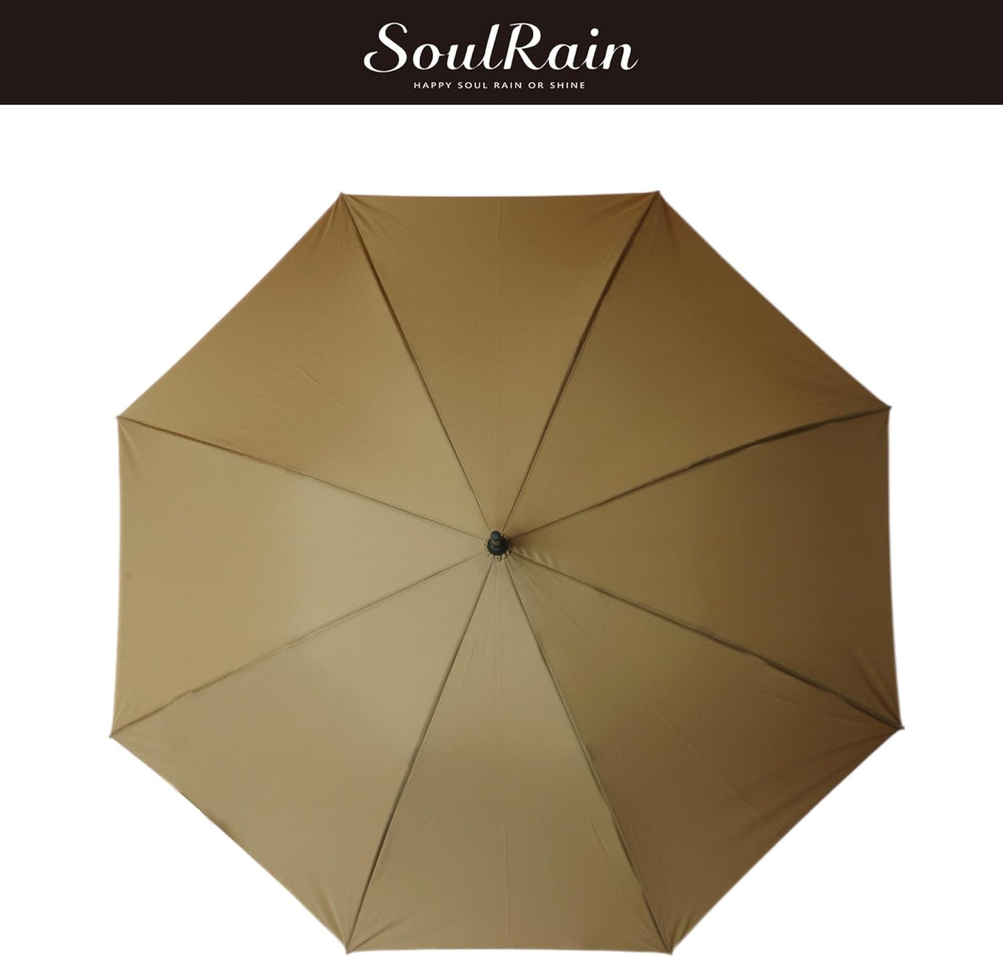 SoulRain 50 Inch Large Stick Umbrella Windproof Automatic Open Oversized J Handle Umbrellas for Men and Women Unbreakable Strong Travel Golf Umbrella