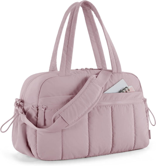 BAGSMART Gym Bag for Women, Duffle Bag for Travel with Wet Pocket, Lightweight Carry on Weekender Duffel, Water Resistant