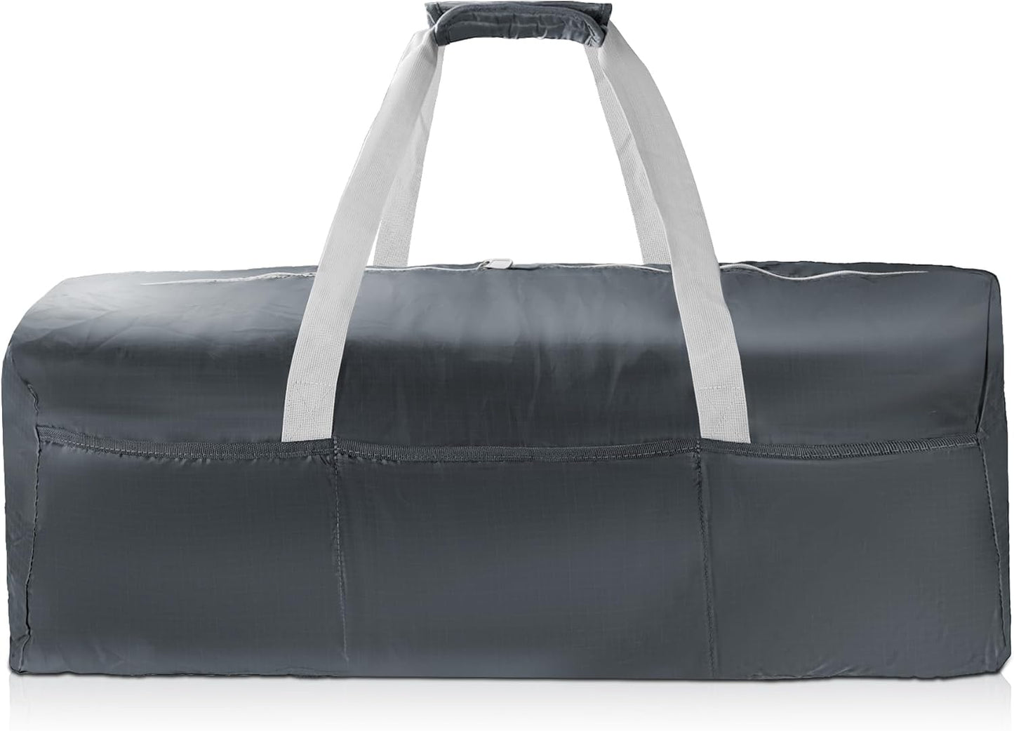 125L Foldable Duffel Bag, Lightweight and Waterproof for Travel - Grey