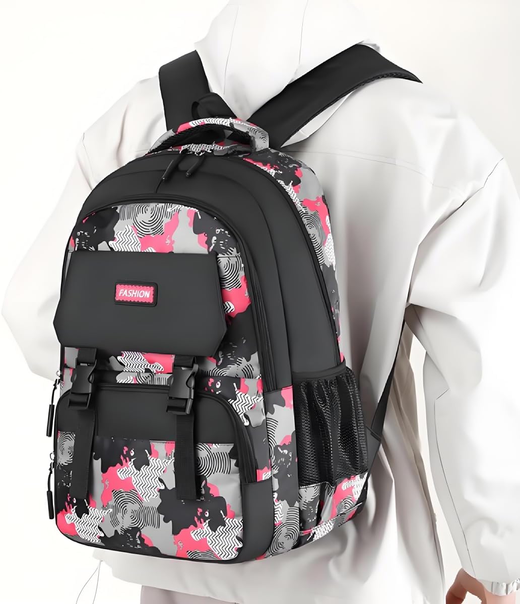 Backpack for Boys Kids School Bags Teen Elementary Middle Student Backpacks 16 inch Laptop Bag Back Packs(Red)