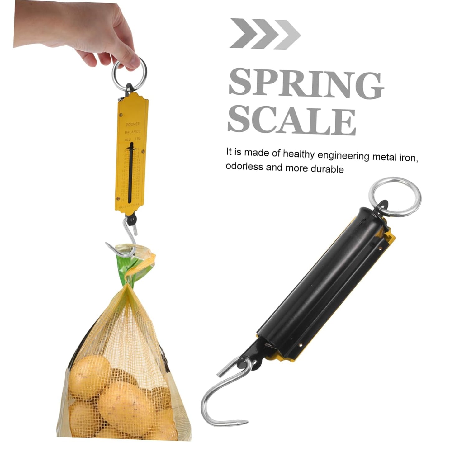 DOITOOL 25kg Hand Scales Portable Fishing Scale for Luggage Weighing for Kitchen and Travel