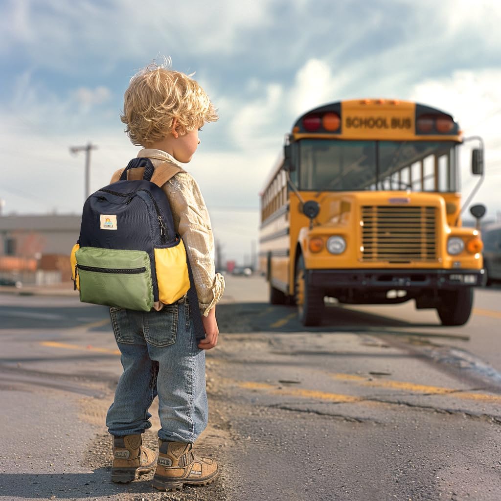 STEAMEDBUN Kids Backpack for Boys 6-8: Toddler Backpack for Preschool Kindergarten - Boys Backpacks
