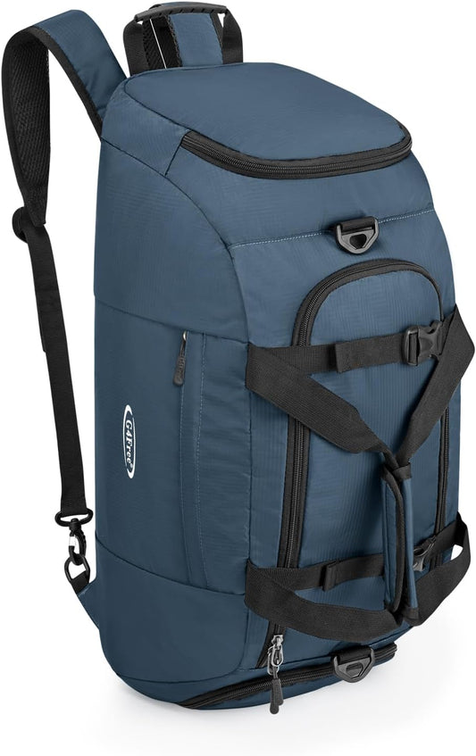 G4Free 40L 3-Way Duffle Bag Backpack Gym Bag for Men Women Sports Duffel Bag with Shoe Compartment Travel Backpack Luggage