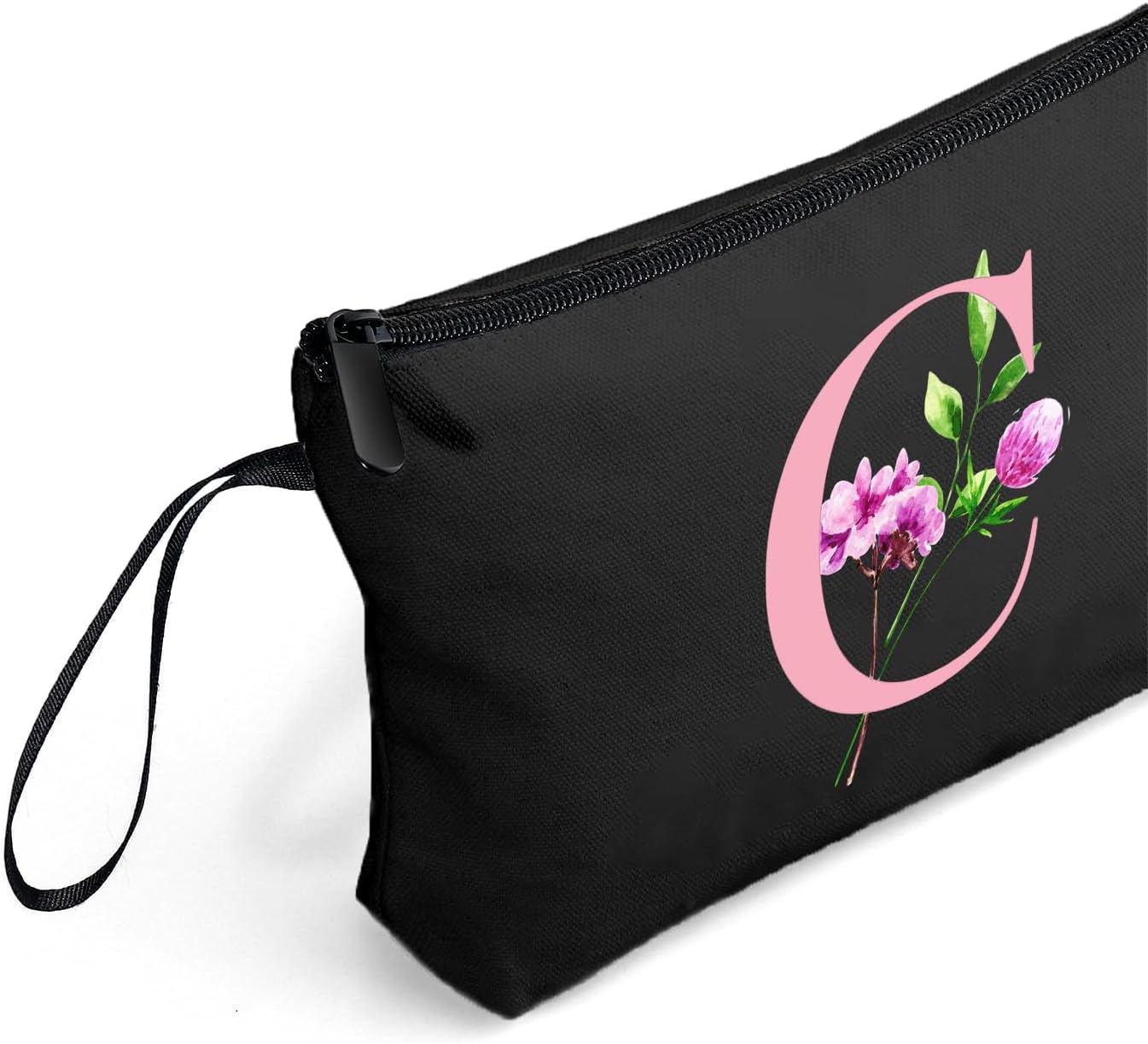 Happy Birthday Friendship Womens Bridesmaid Coolest Gifts for Sister Teacher Coworkers Personalized Travel Makeup Cosmetic Bag with Mirror Valentines Mothers Day Christmas Graduation C