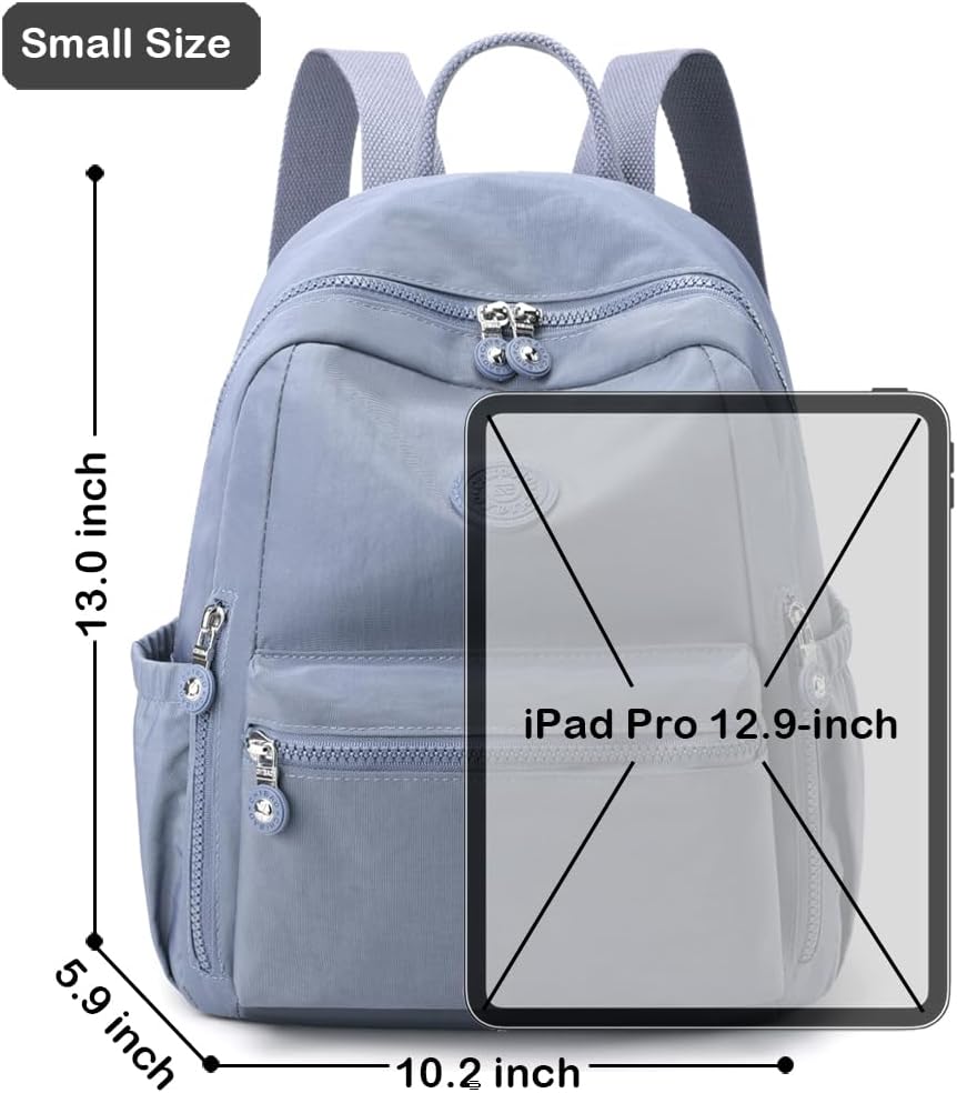 Collsants Backpack Purse for Women Mini Backpack Small Backpack Purse Casual Daypack for Women (blue purple)