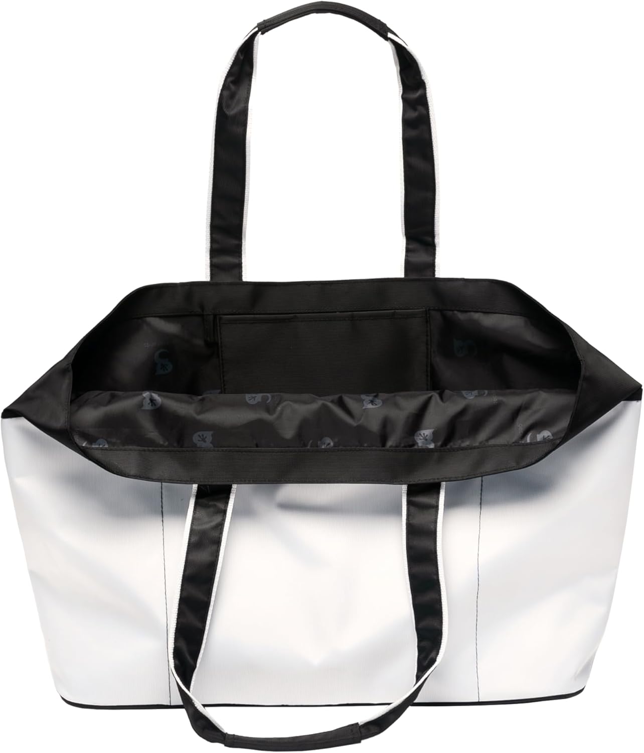 geckobrands Oversized Beach Tote – Large and Stylish Beach Bag with 4 Exterior Pockets and Zippered