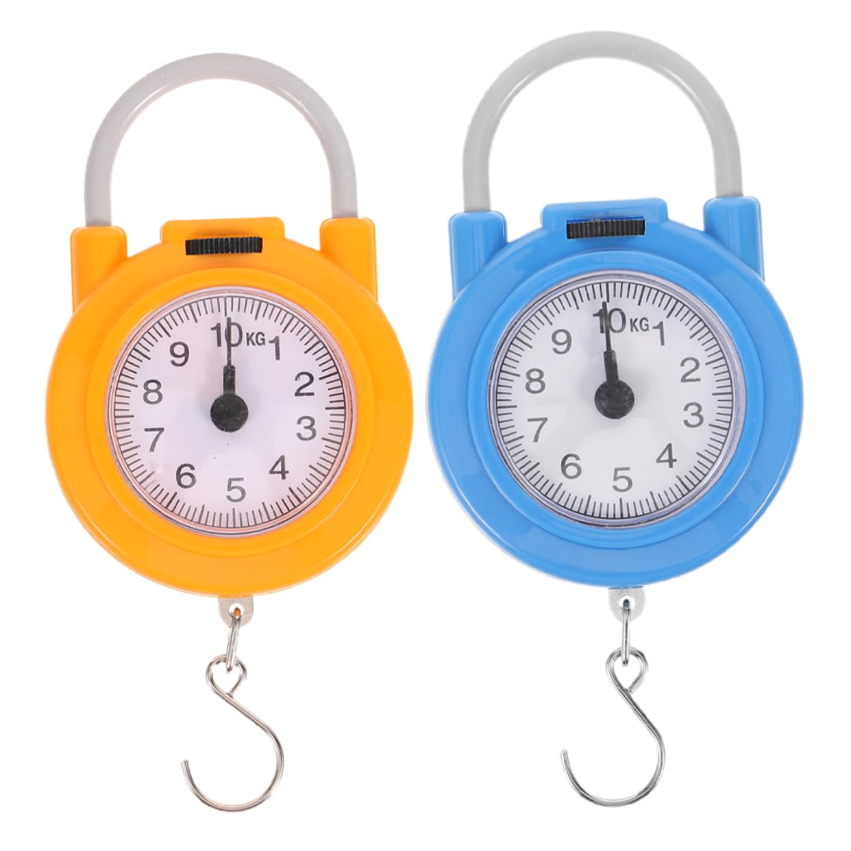 Veemoon 2pcs Digital Scales for Body Weight Portable Suitcase Scale Accurate Measurements Easy to Use for Travel and Outdoor Activities