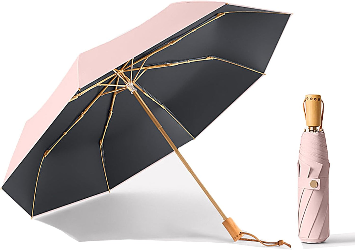 Sun Umbrella UV protection UPF 50+ Compact Portable travel Parasol Auto Open Close Windproof and