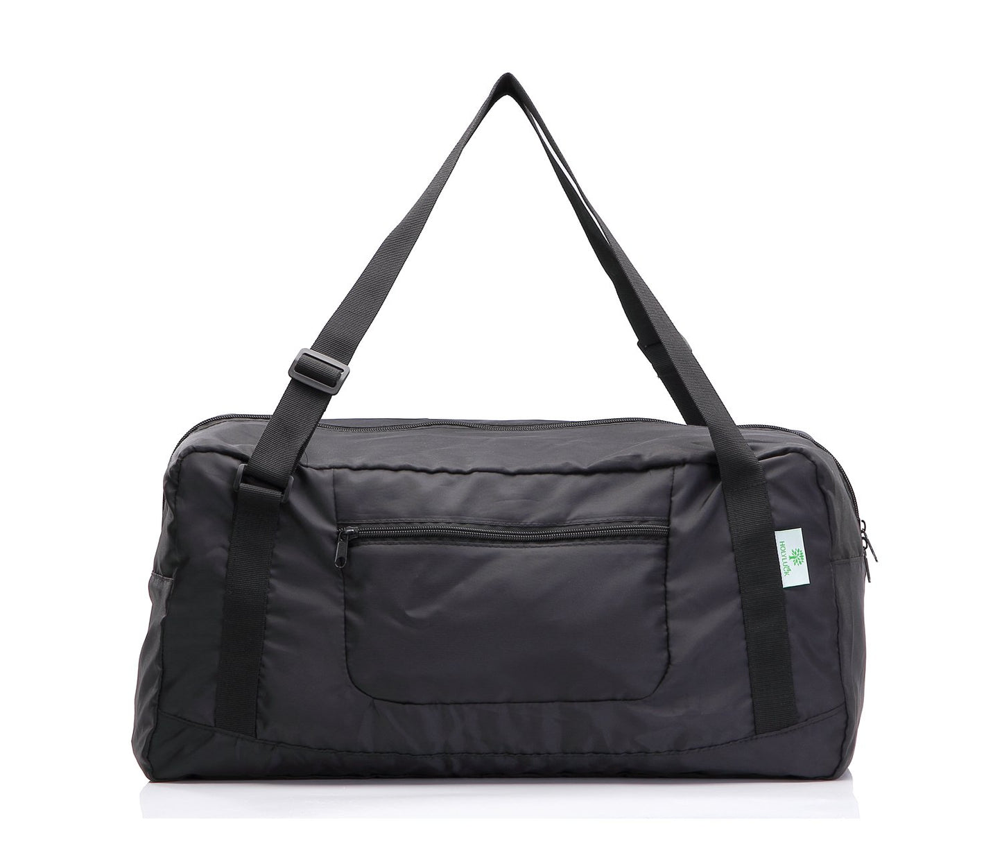 HOLYLUCK Foldable Travel Duffel Bag Luggage for Gym - black