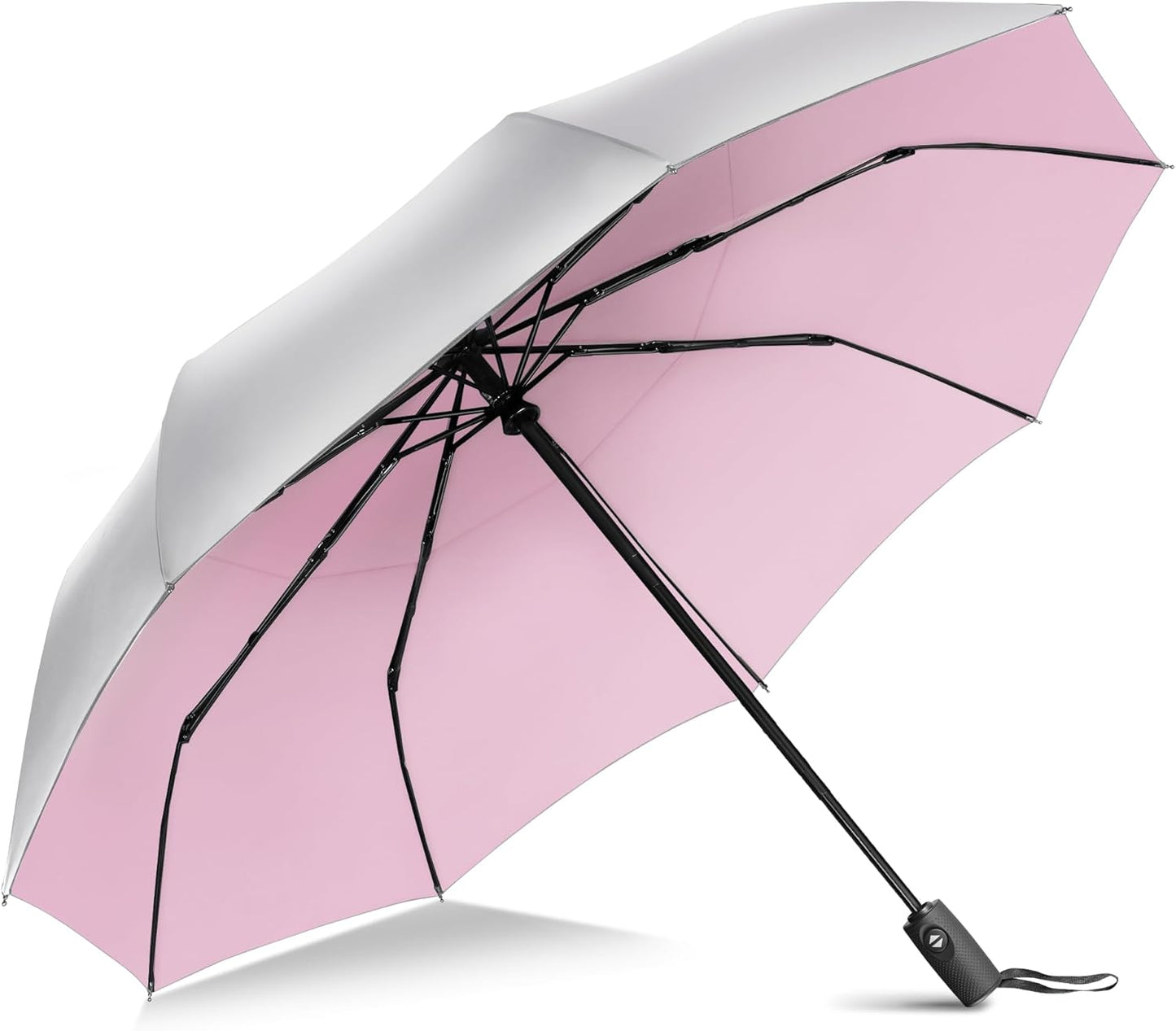ZOMAKE UV Umbrella for Sun Protection UPF 50+,Travel Compact Sun Umbrellas UV Blocking Small Auto Open Portable for Walking