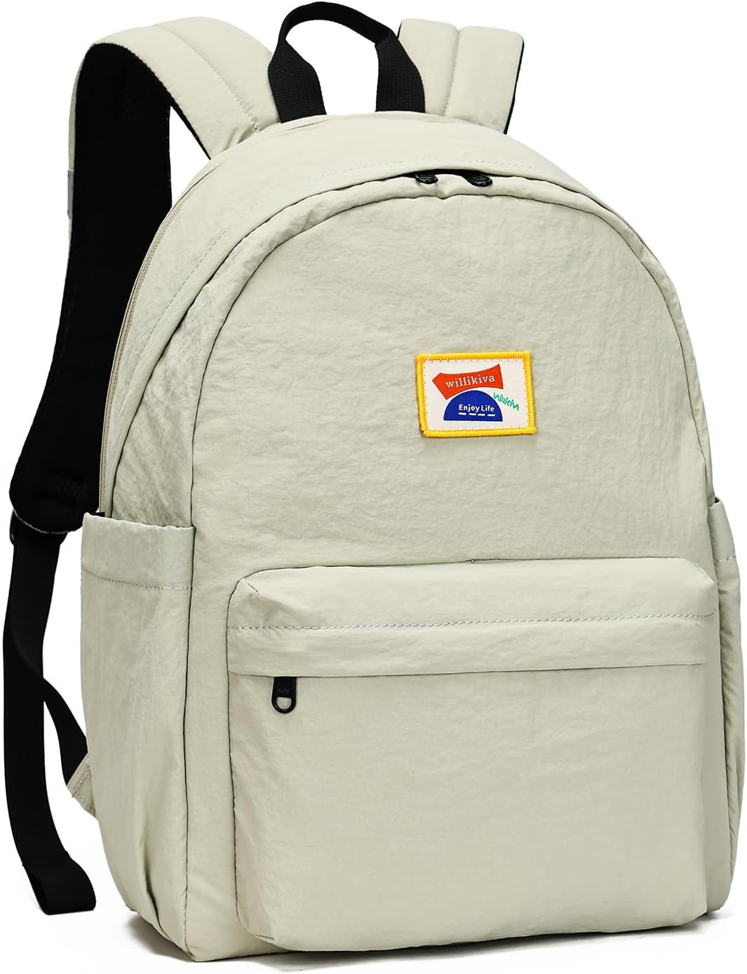 willikiva Kids Backpack for School Boys Girls Teens Toddler Backpack Waterproof Kindergarten Preschool Elementary Bookbag Children Travel Bag(Bean Grey Green,Medium)