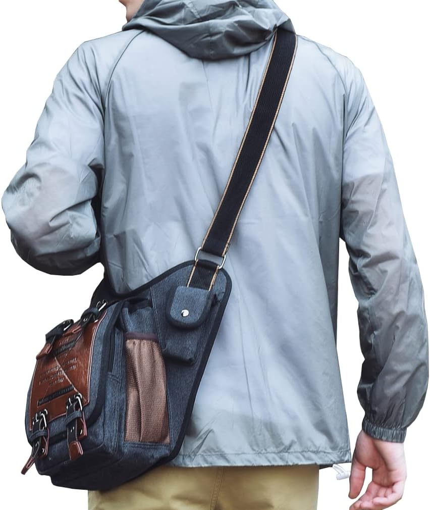 Leather Waist Pack Drop Leg Bag for Men Women Belt Bumbag Multi-Purpose Motorcycle Bike Outdoor