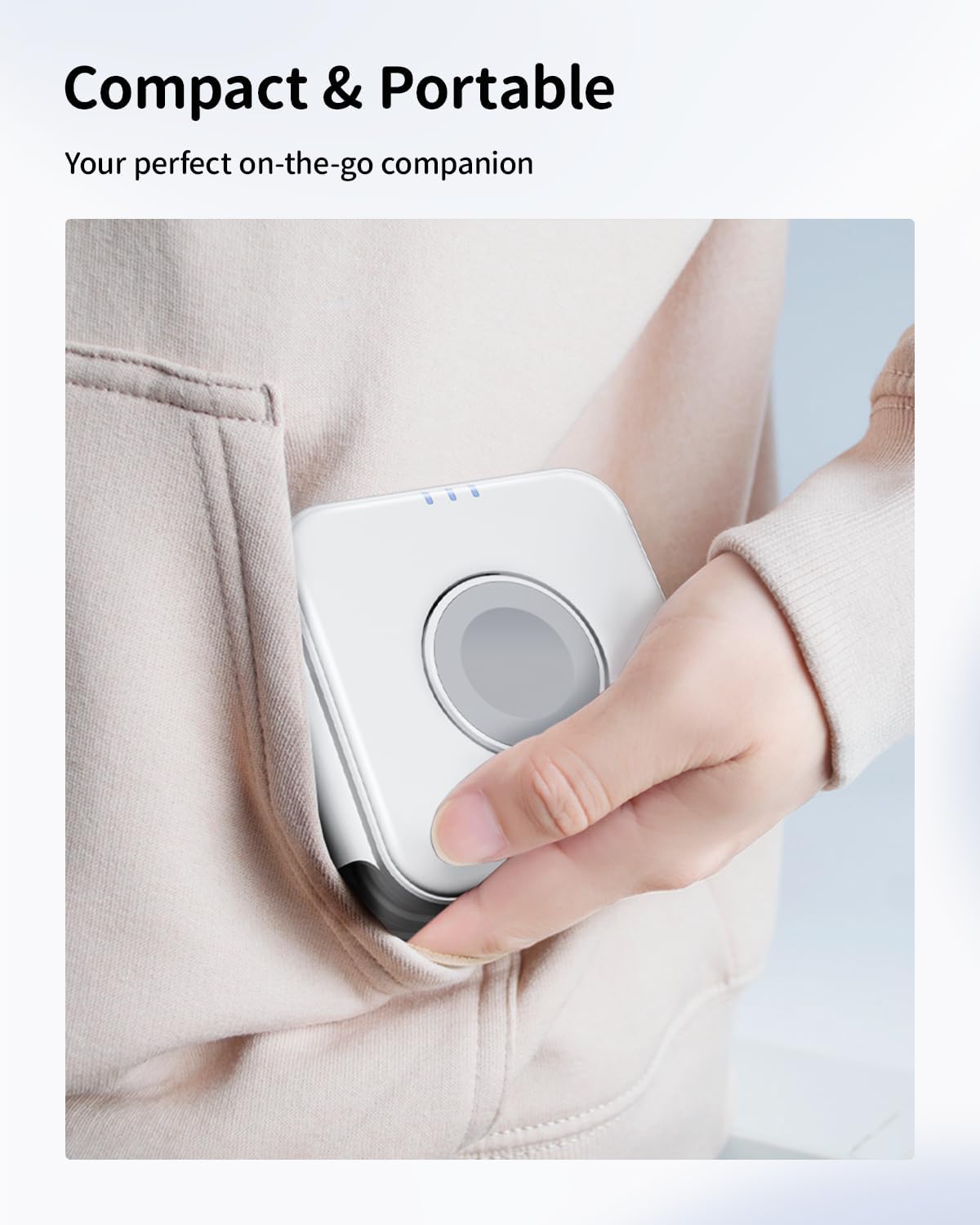 3-in-1 Wireless Charger for Magsafe: GEEKERA Magnetic Charging Pad for iPhone 15/14/13/12 Pro Max/Plus/Mini, Apple Watch Ultra 2/Series 9/8/7/6/5/4/3, AirPods Pro 3rd/2nd…