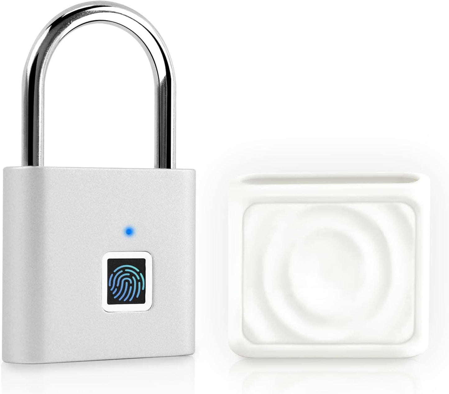 UMIKSMART Biometric Smart Lock, Keyless Fingerprint Padlock with USB Charging, Smart Lock Gift for