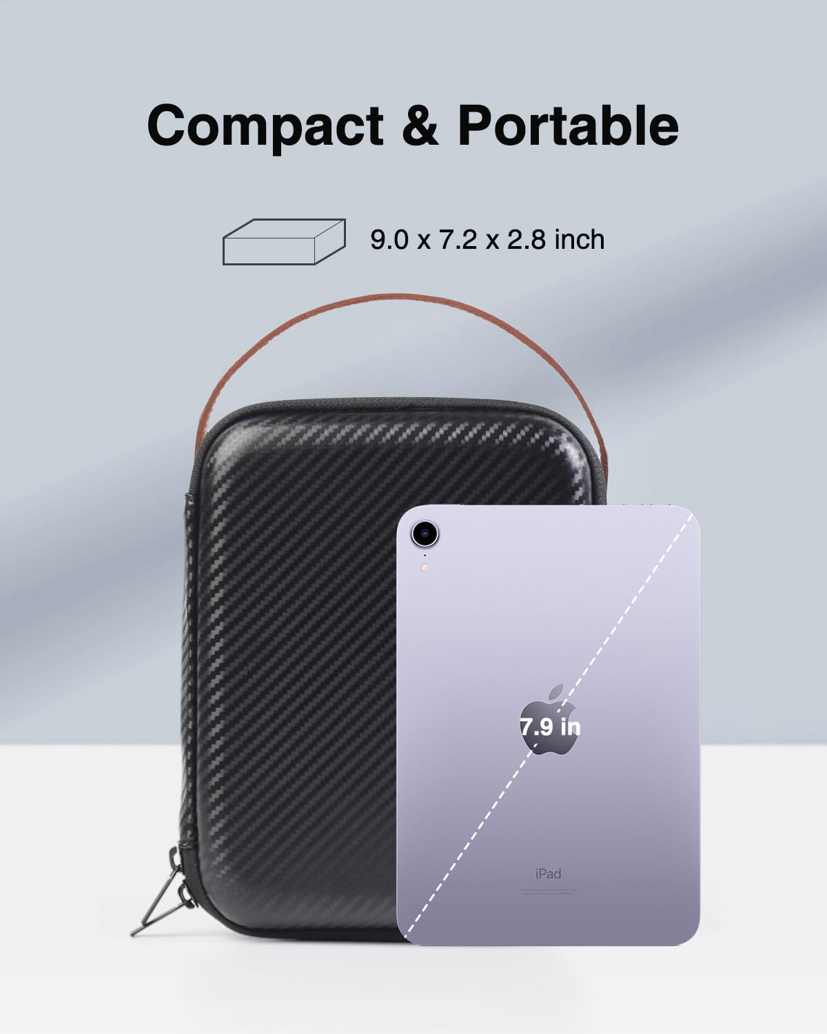 Luxtude Electronics Organizer Travel Case for Chargers and Cords