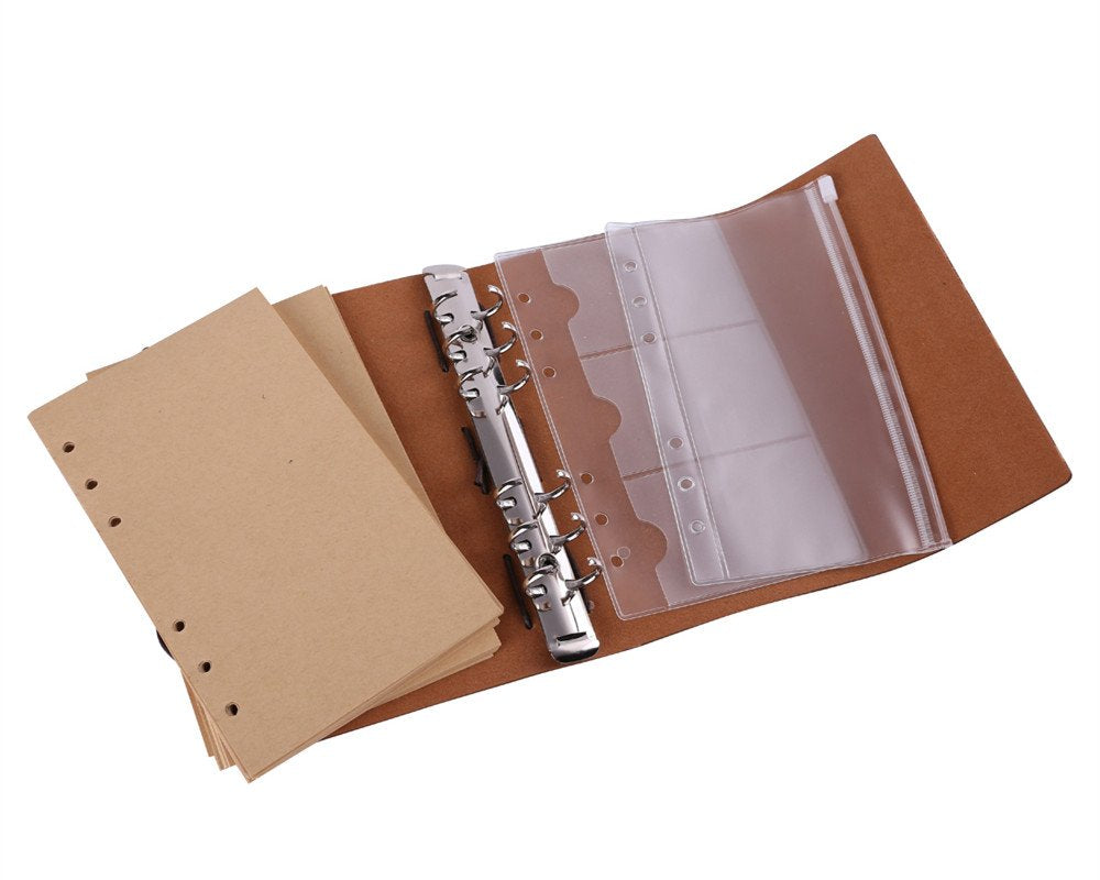 Refillable Journal Notebook, Vintage Travel Diary with Blank Pages, Gifts