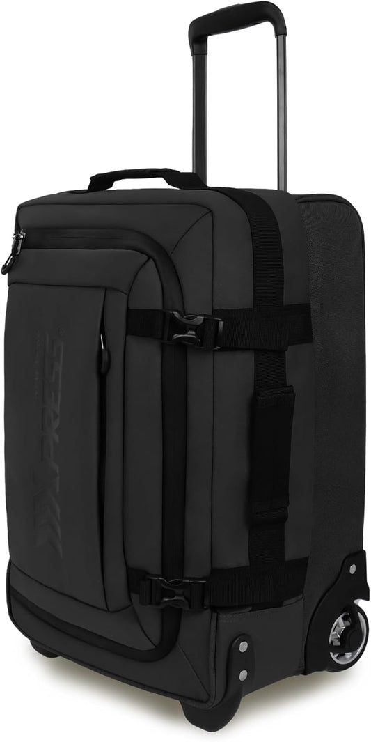 20'' Rolling Duffle Bag w/Wheels,Rolling Duffle Bag w/Handle,Carry on Luggage Travel Duffle Bags for Man Women（20,Black）