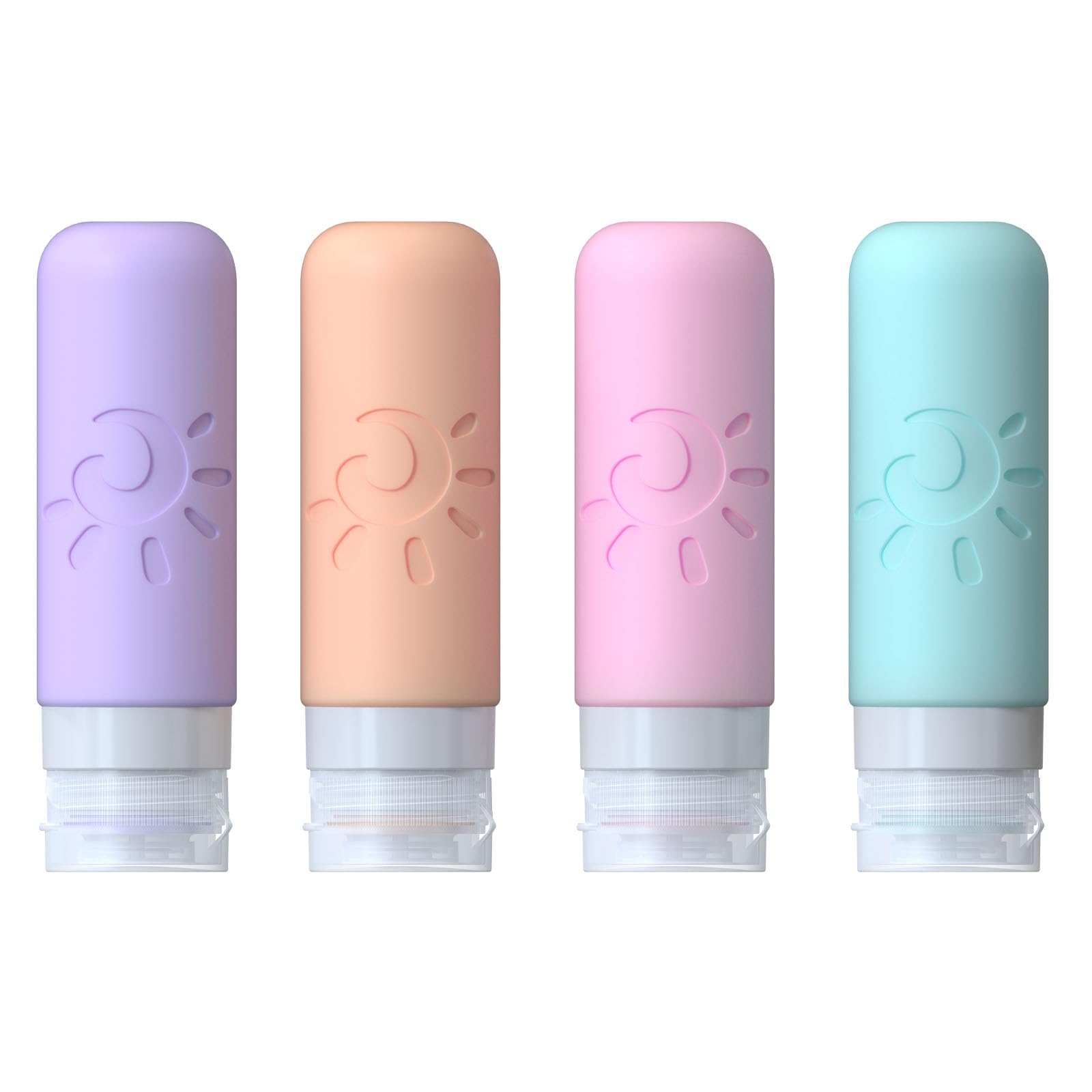 Zafit Travel Bottles for Toiletries, TSA Approved Travel Containers 3oz Leak Proof Travel Tubs