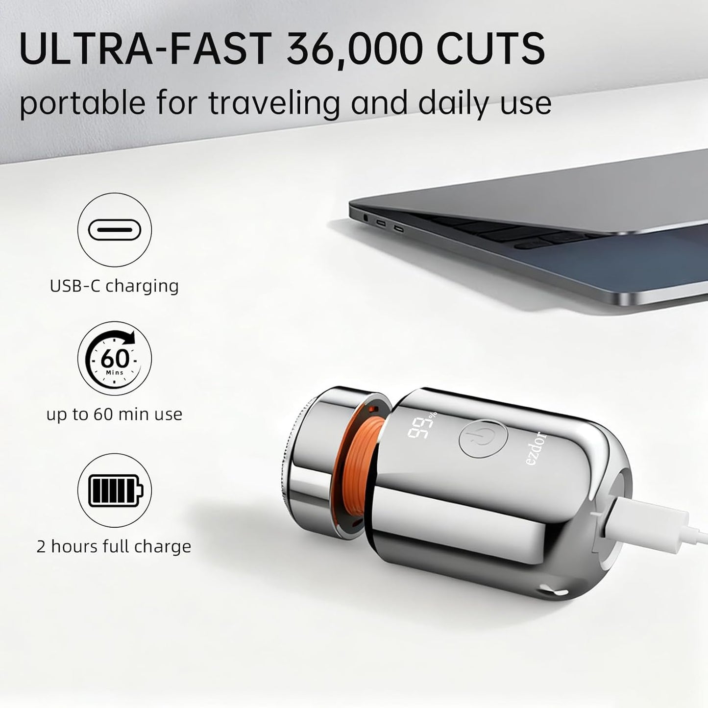 Mini Electric Shaver, Portable Electric Razor for Men & Women, USB-C Rechargeable Waterproof Travel Shaver, Cordless Pocket-Size Razor for Face & Body, Ideal for Home & Business Trips (Silver)