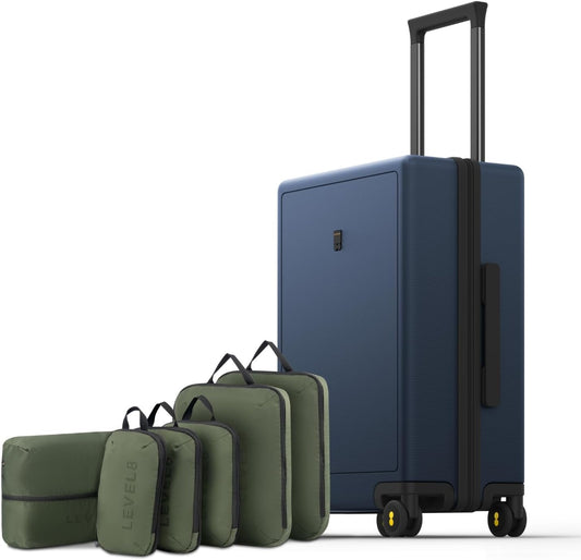 LEVEL8 Carry on Luggage Airline Approved, Small Carry on Suitcases with Wheels, Lightweight