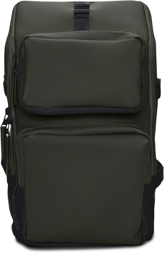 RAINS Trail Cargo Waterproof Casual Daypack Backpack (Green)