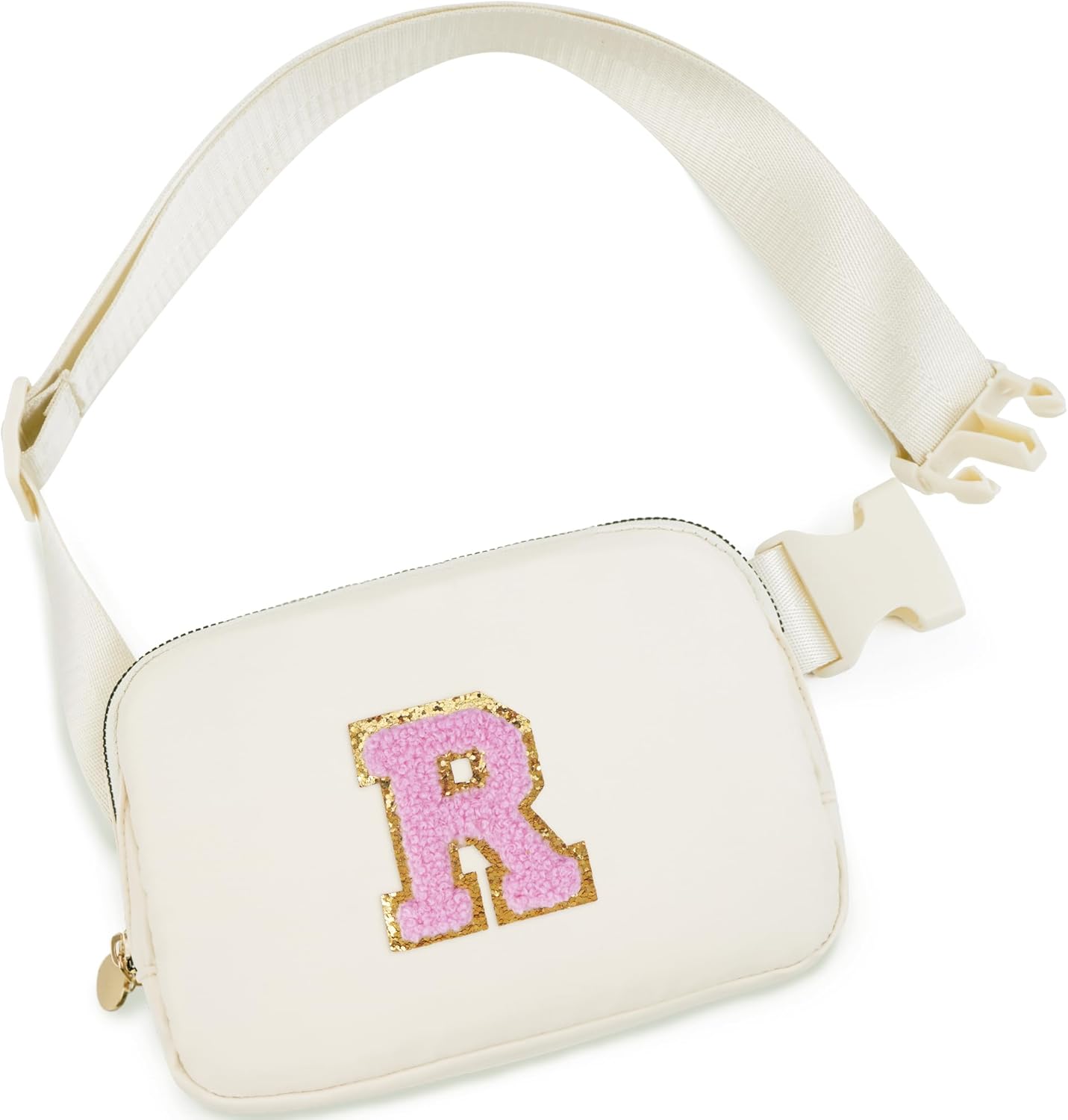 Personalized Anniversary Wife's Birthday Gifts,Mothers Day Gifts for Women Wife,Wife Gifts from Husband,Cool Birthday Gifts for Wife,Belt Bag Waist Packs for Women Girls | Cream,R