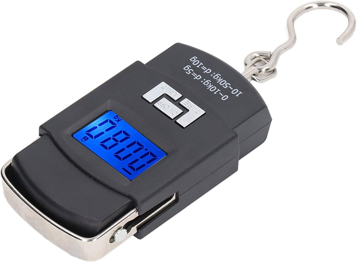 Luggage Scale,Digital Display 50kg Capacity Portable Weighing Tool for Shopping Fishing