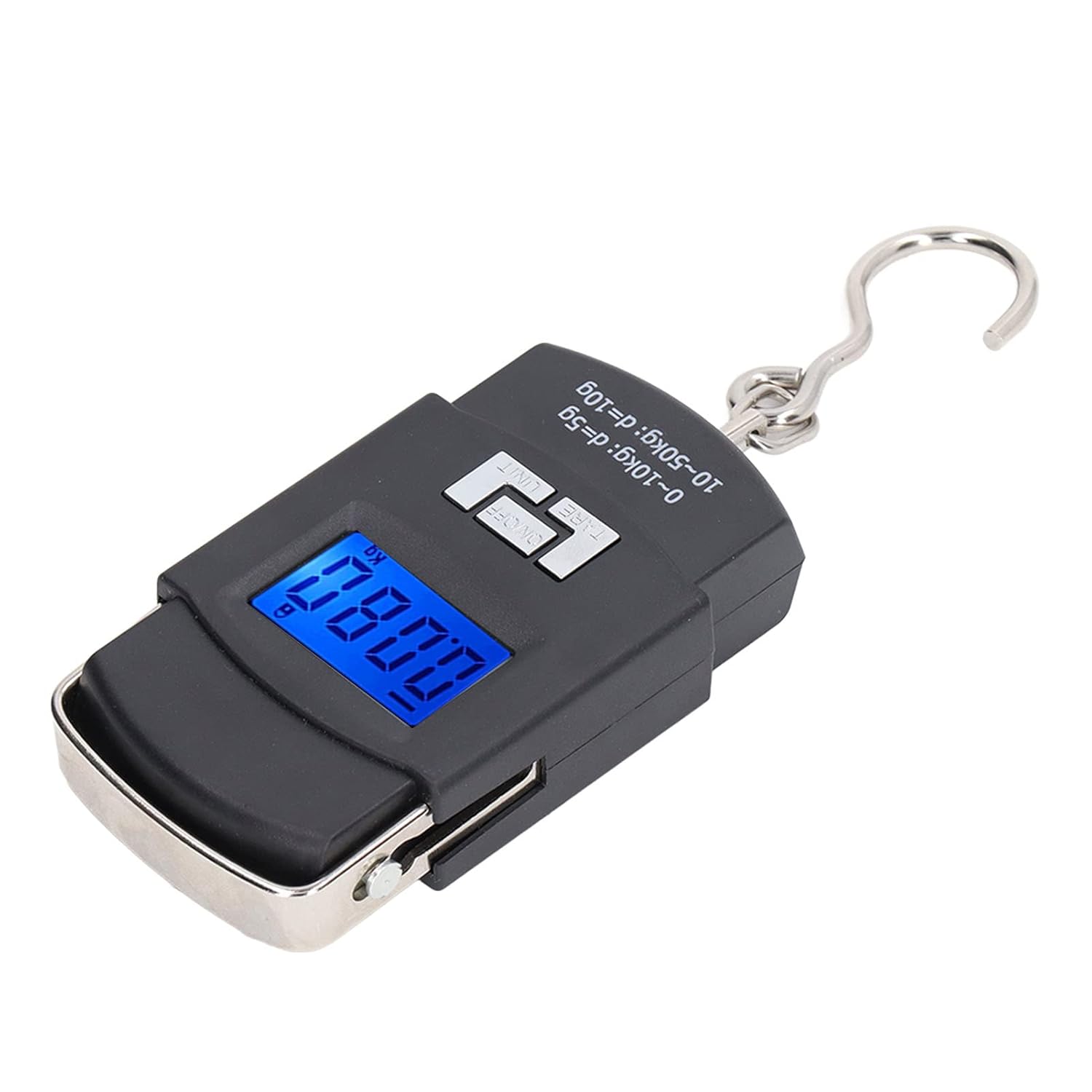 Luggage Scale, Digital Display 50kg Capacity Portable Weighing Scale for Shopping Travel Fishing