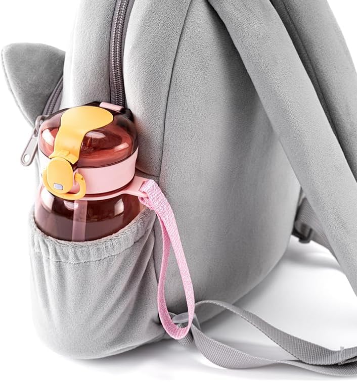Lazada Toddler Backpack Plush Backpack Toddler Girls Backpack Cat Animal Kids Backpacks for Girls Pink Kitty Plush Bag Age 3+