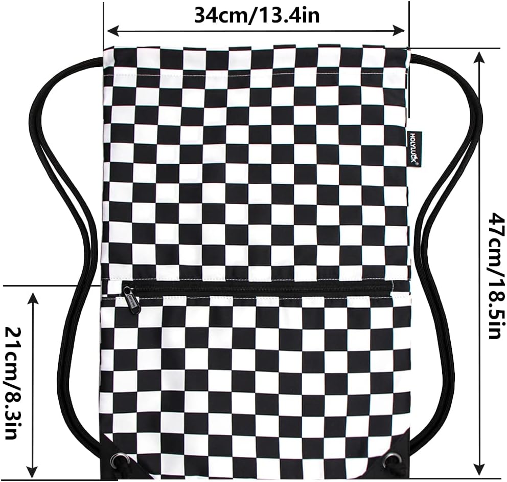 HOLYLUCK Drawstring Backpack Bag Sport Gym Sackpack