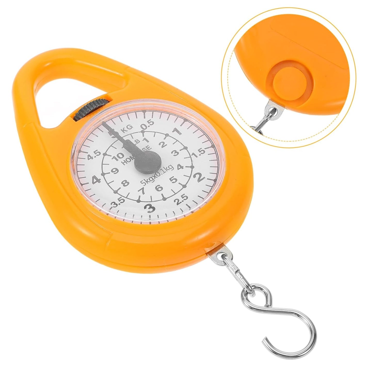 OUNONA 5pcs Hanging Weight Scale Luggage Scale for Travel Portable Design for