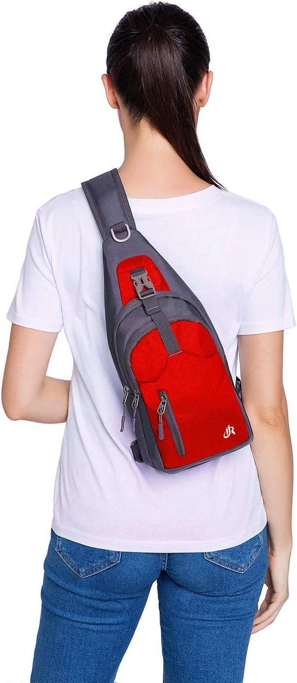 Y&R Direct 14 Colors Lightweight Sling Backpack Sling Bag Travel Hiking Small Backpack for Women