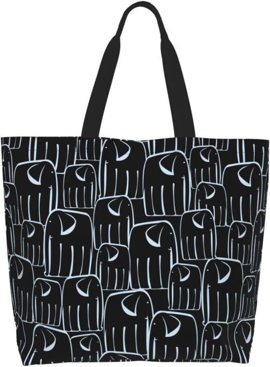 Tote Bag Beach Bag for Women Reusable Grocery Large Shopping Shoulder Bag Travel Handbag
