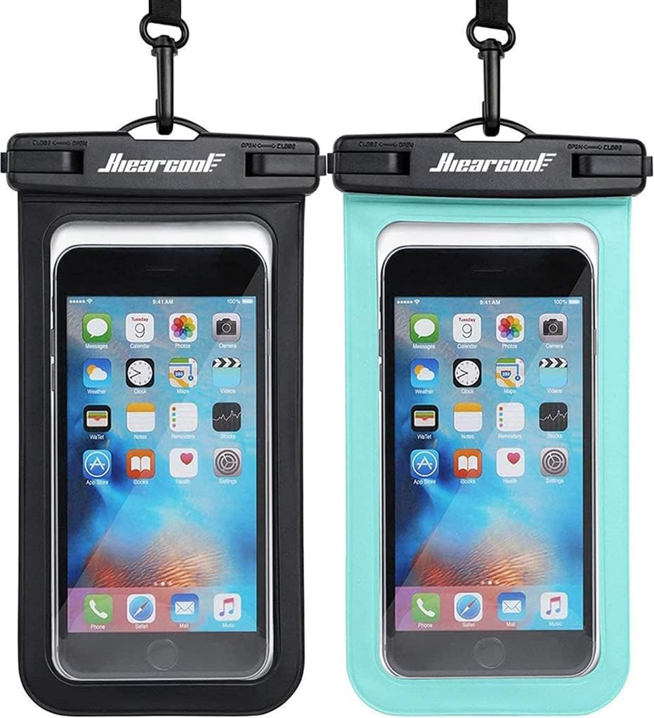 Hiearcool Waterproof Phone Pouch, IPX8 Waterproof Phone Case for iPhone 17/16/15/14 Pro Max, Cell