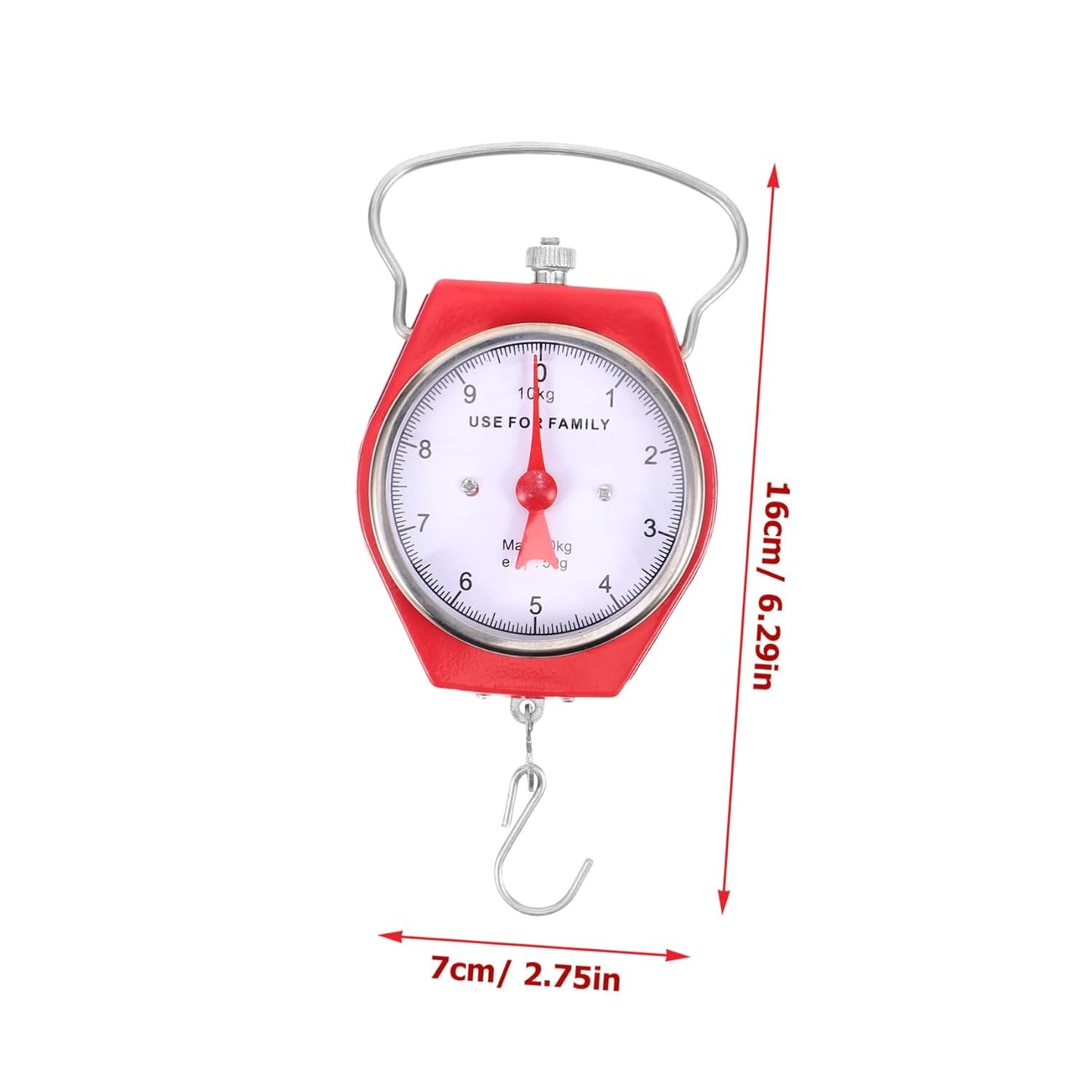 Portable Fish Scale Lightweight Spring Scale for Luggage High Accuracy