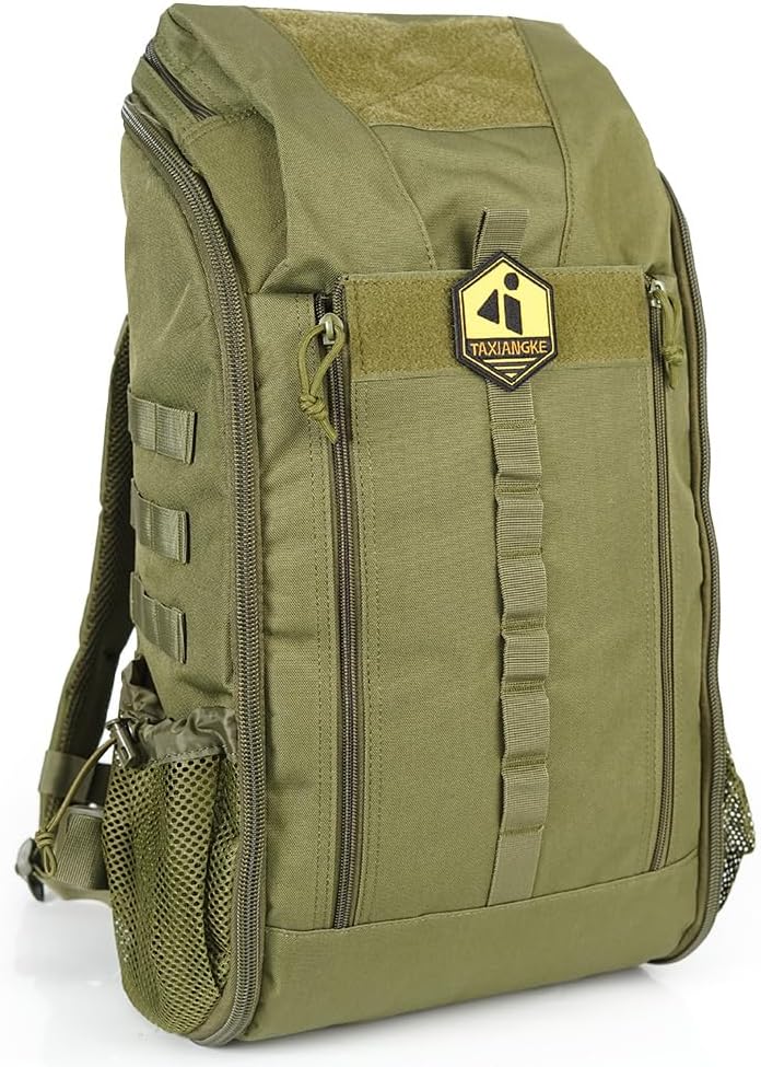 Ultralighe Hiking blackpack with ventilated suspension ergonomic load-reducing pack for trekking&camping durale water-resistant daypack for men&women (green)