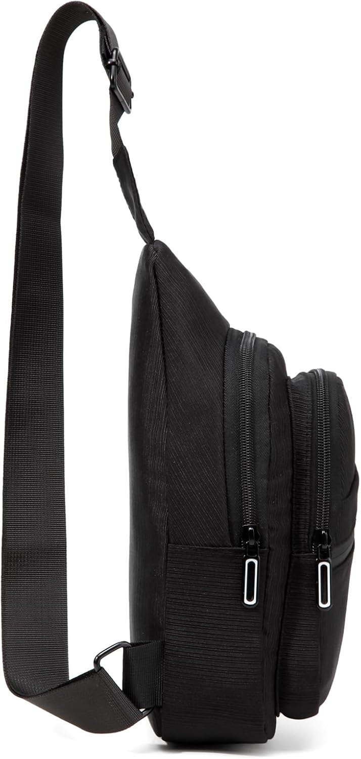 EVANCARY Small Sling Bag for Women Men, Sling Backpack Chest Daypack Crossbody Bag for Travel Outdoor Hiking