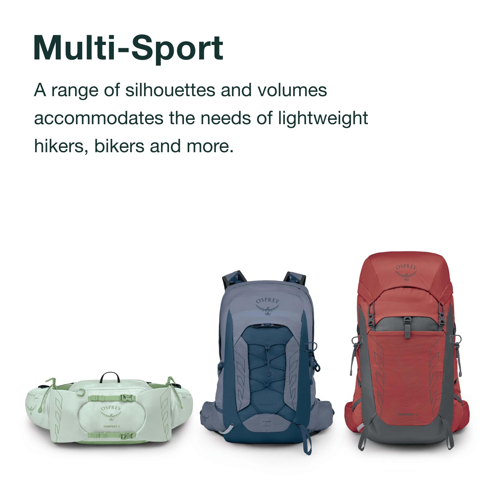 Osprey Tempest 22L Women's Lightweight Hiking Backpack - Small Daypack for Travel & Camping, Frosty