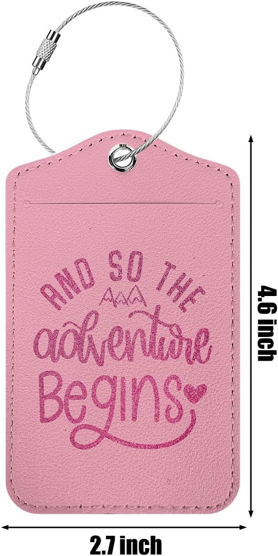Honeymoon Wedding Favors Luggage tag, Suitcase Tags with Privacy Flap and Metal Loop, Luggage Tags for Suitcases, Identifiers Travel Essentials Bag Tags for Luggage, Bachelorette Bridal Shower Gifts